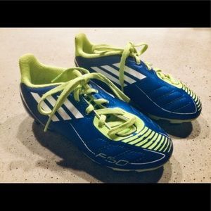 ⚽️ ADIDAS F50 BLUE & YELLOW SOCCER CLEATS ⚽️